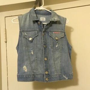 Hudson jean vest size small